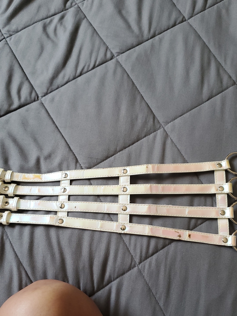 Pearlescent PVC Rave Belt - Picture 6 of 7